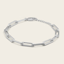 Womens | Large Paperclip Chain Bracelet | Sterling Silver