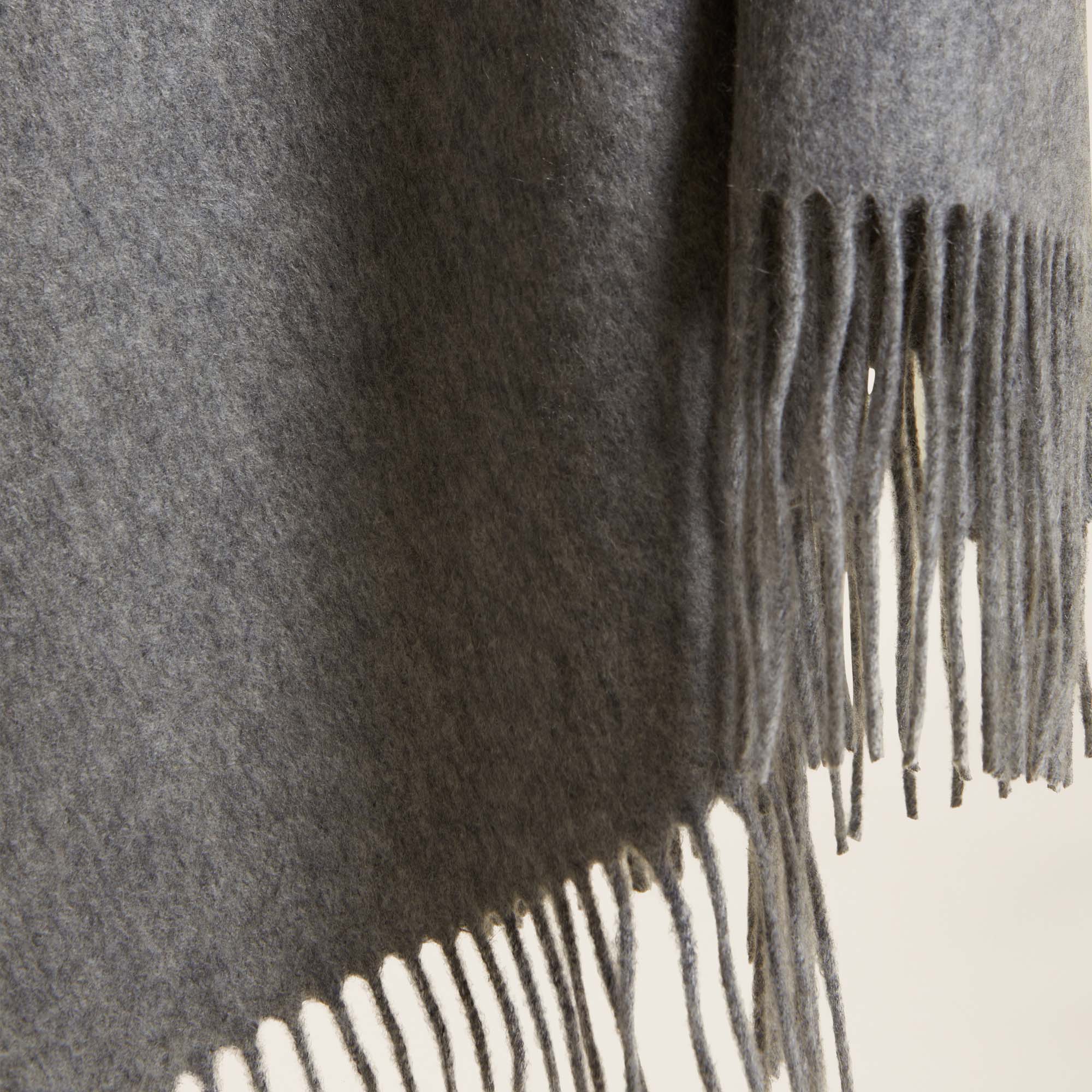 Unisex | Cleo Oversized Cashmere Scarf | Heather Grey