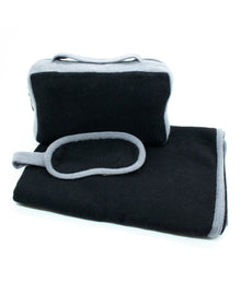 Unisex | Travel Set Color Block | Black/Malibu Blue