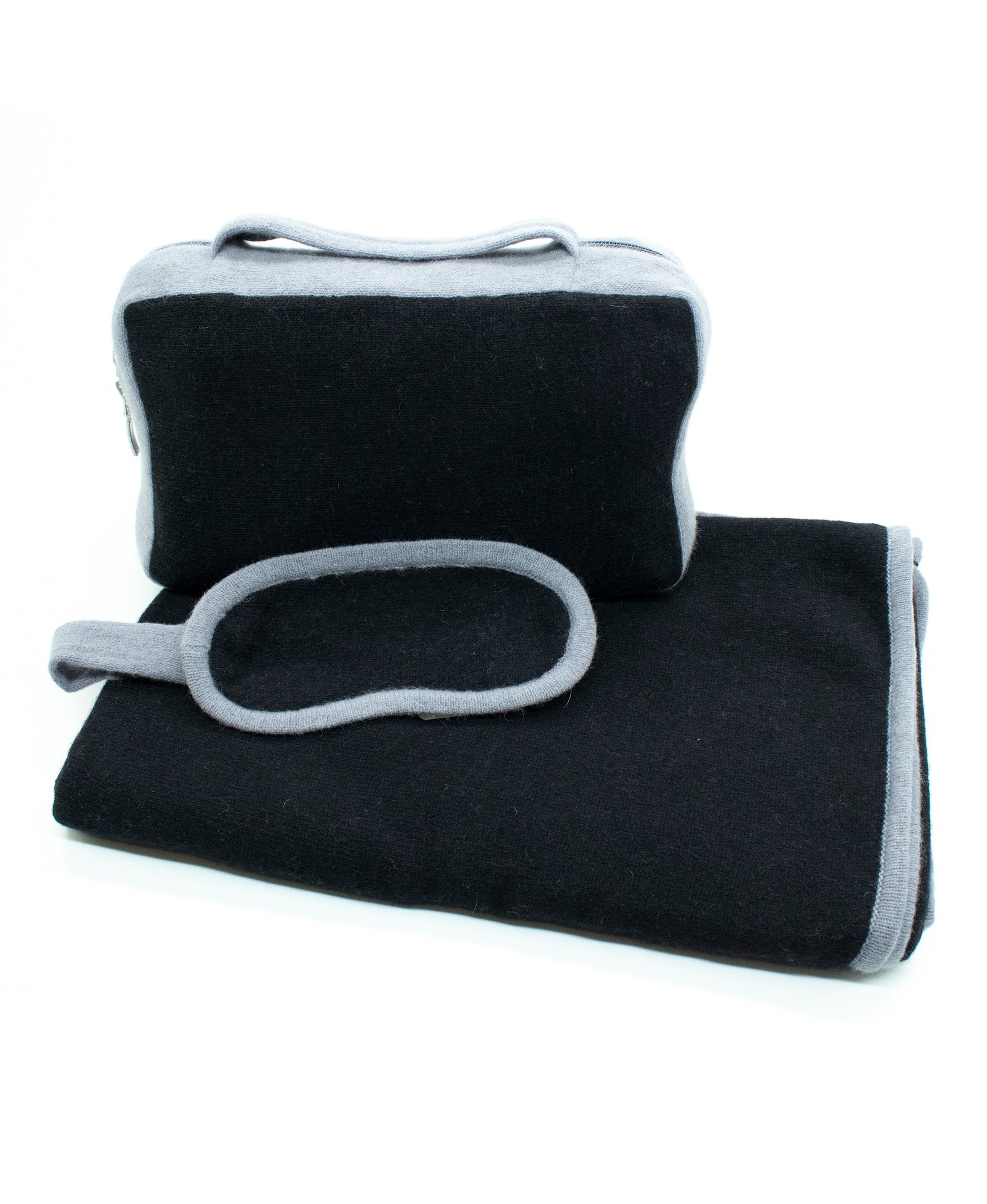 Unisex | Travel Set Color Block | Black/Malibu Blue