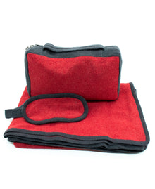 Unisex | Travel Set Color Block | Strawberry/Dark Grey