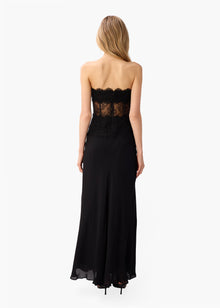 Lucienne Strapless Gown | Black