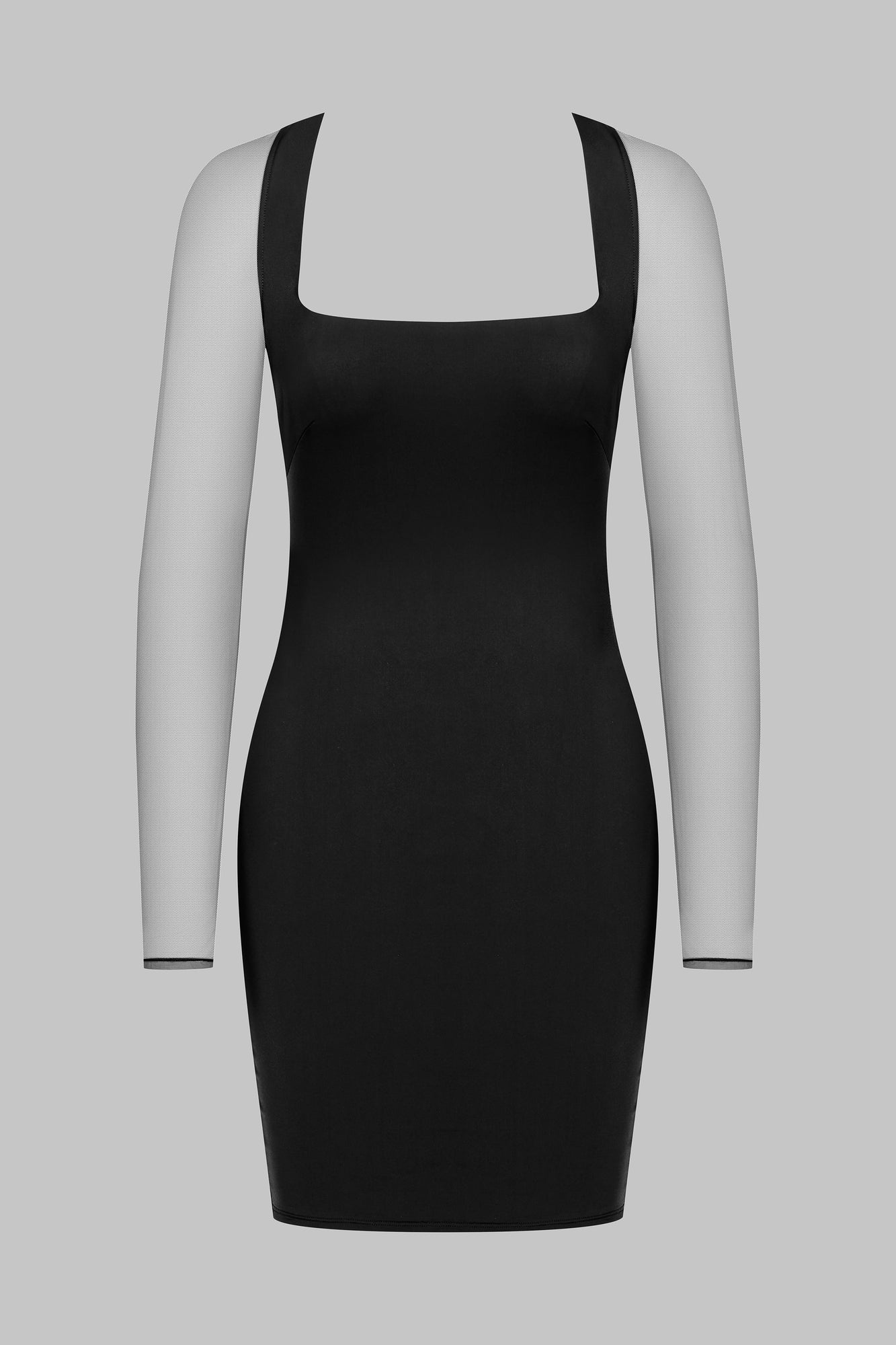 020 Square-neck dress - Le Vestiaire | Black