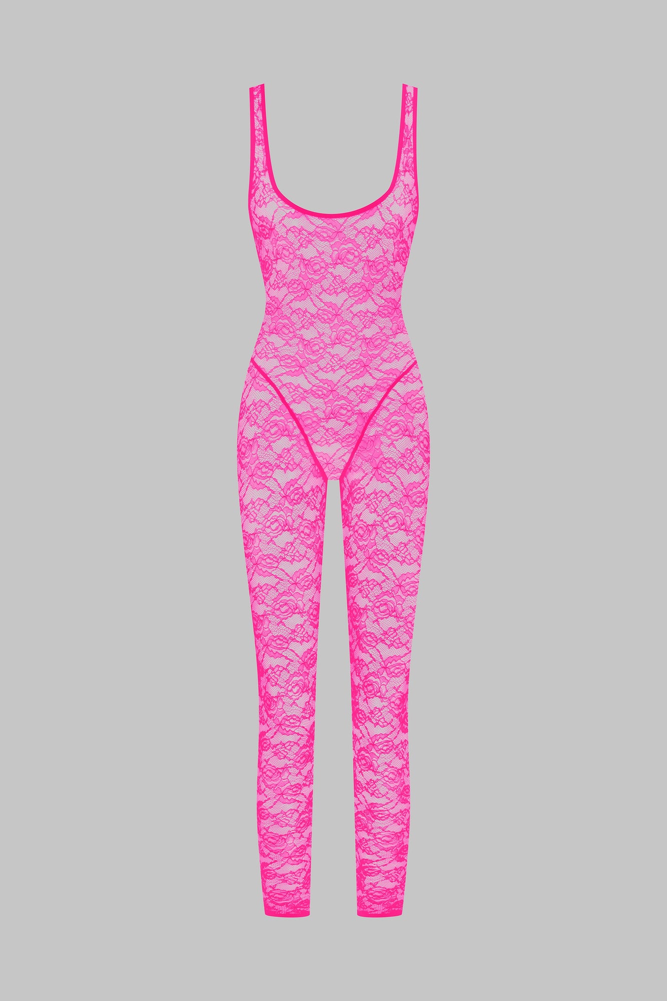 Backless Jumpsuit - Flashback Neon | Pink