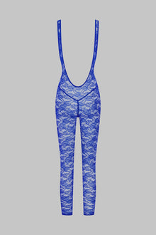 Backless Jumpsuit - Flashback Neon | Blue