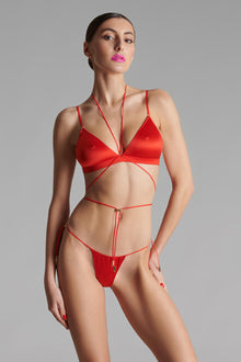 Triangle bra - French Kiss | Red