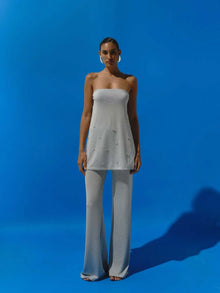 Suzu Top | Crystal Blue