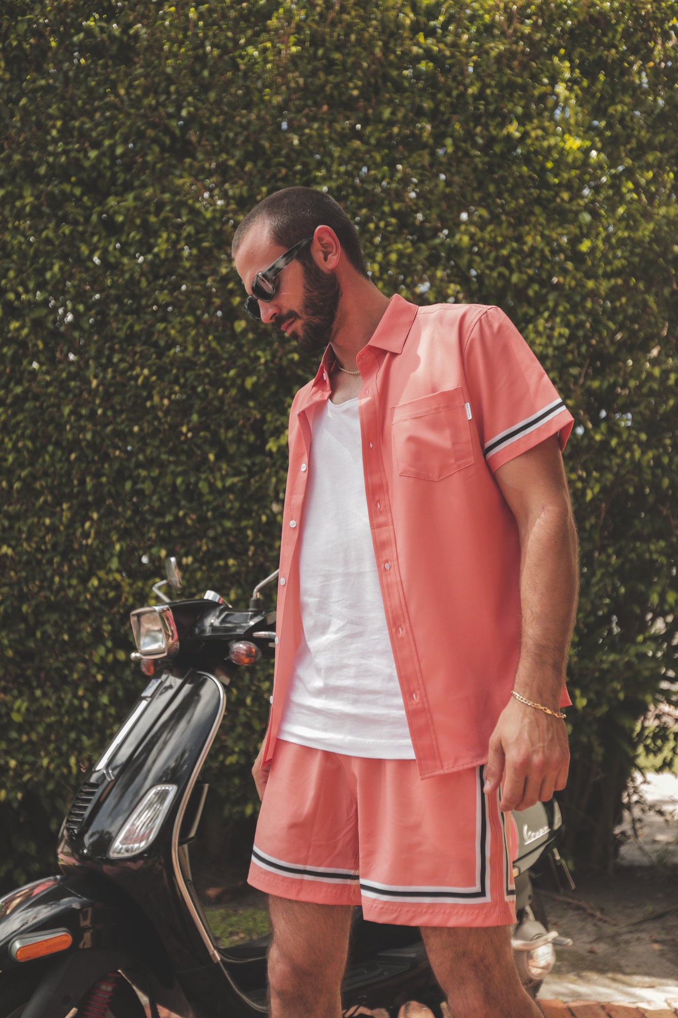 Coral Game Weekend Shirt | Coral