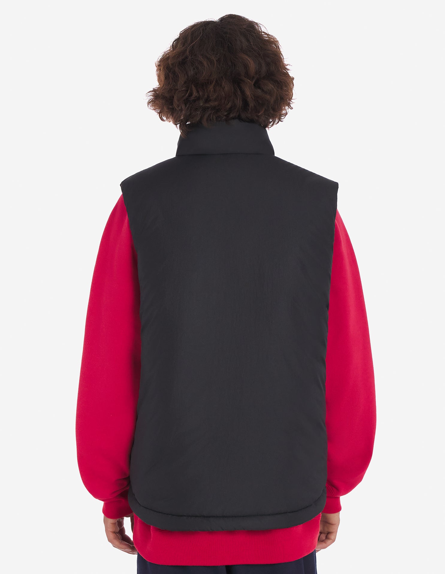 Unisex | Maison Kitsune Fox Print Insulation Vest | Black