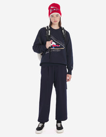 Unisex | Cotton Sweatshirt | Navy
