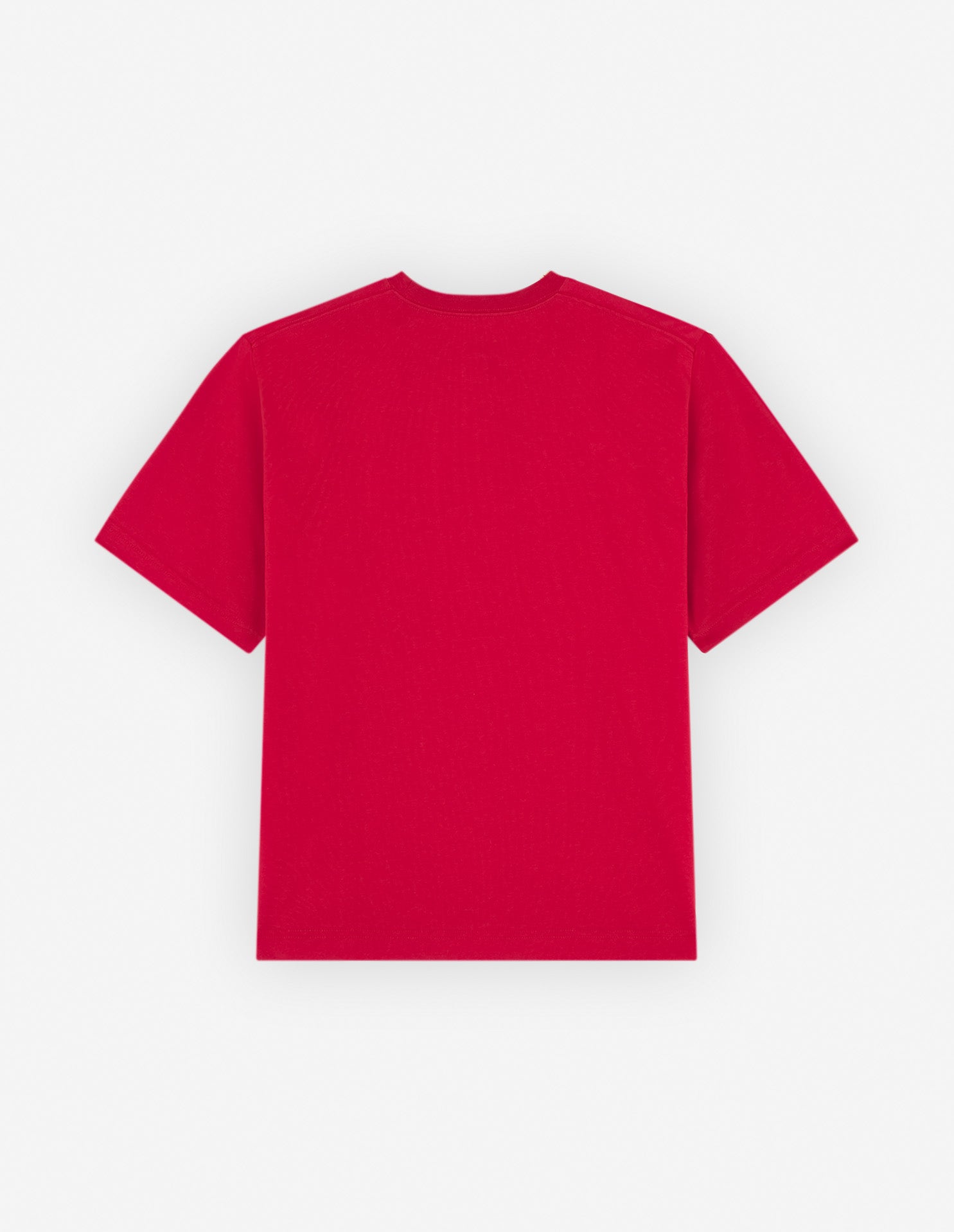 Unisex | Skiing Fox Dry Cotton Tee-Shirt | Red