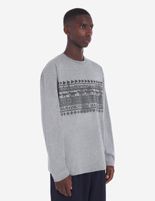 Unisex | Nordic Border Dry Cotton Tee-Shirt | Grey
