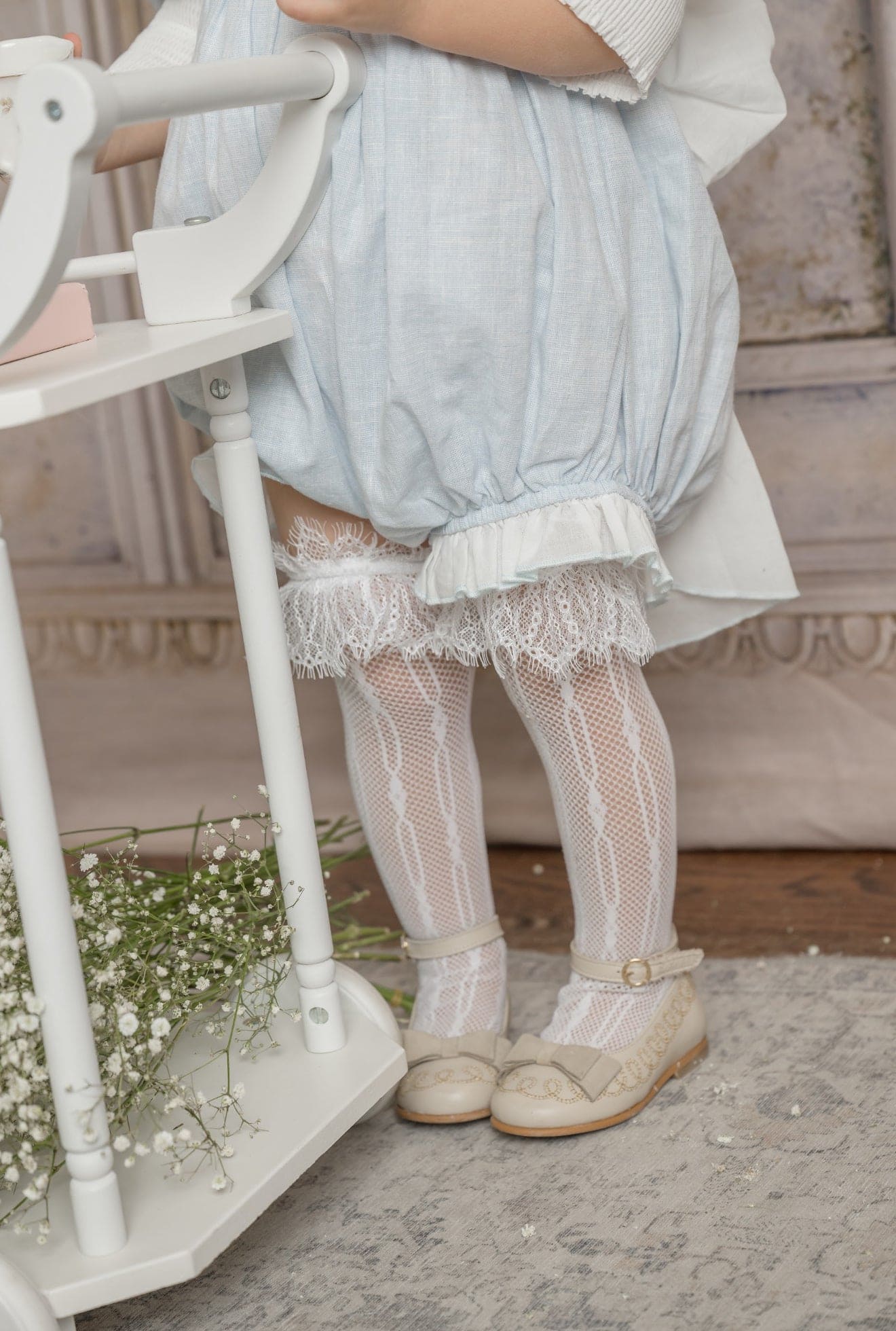Lara Lace Socks | White