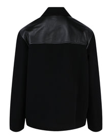 Bottega Veneta | Wool Leather Trimmed Jacket