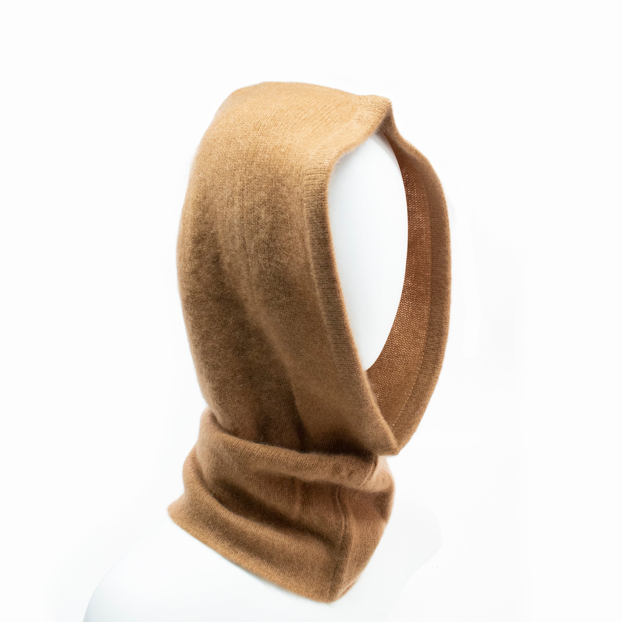 Womens | Brushed Cashmere Hood | Cinder