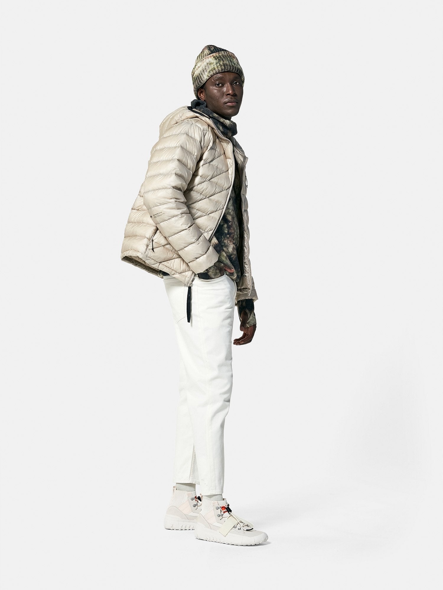 Man Packable Down Jacket - Canvas