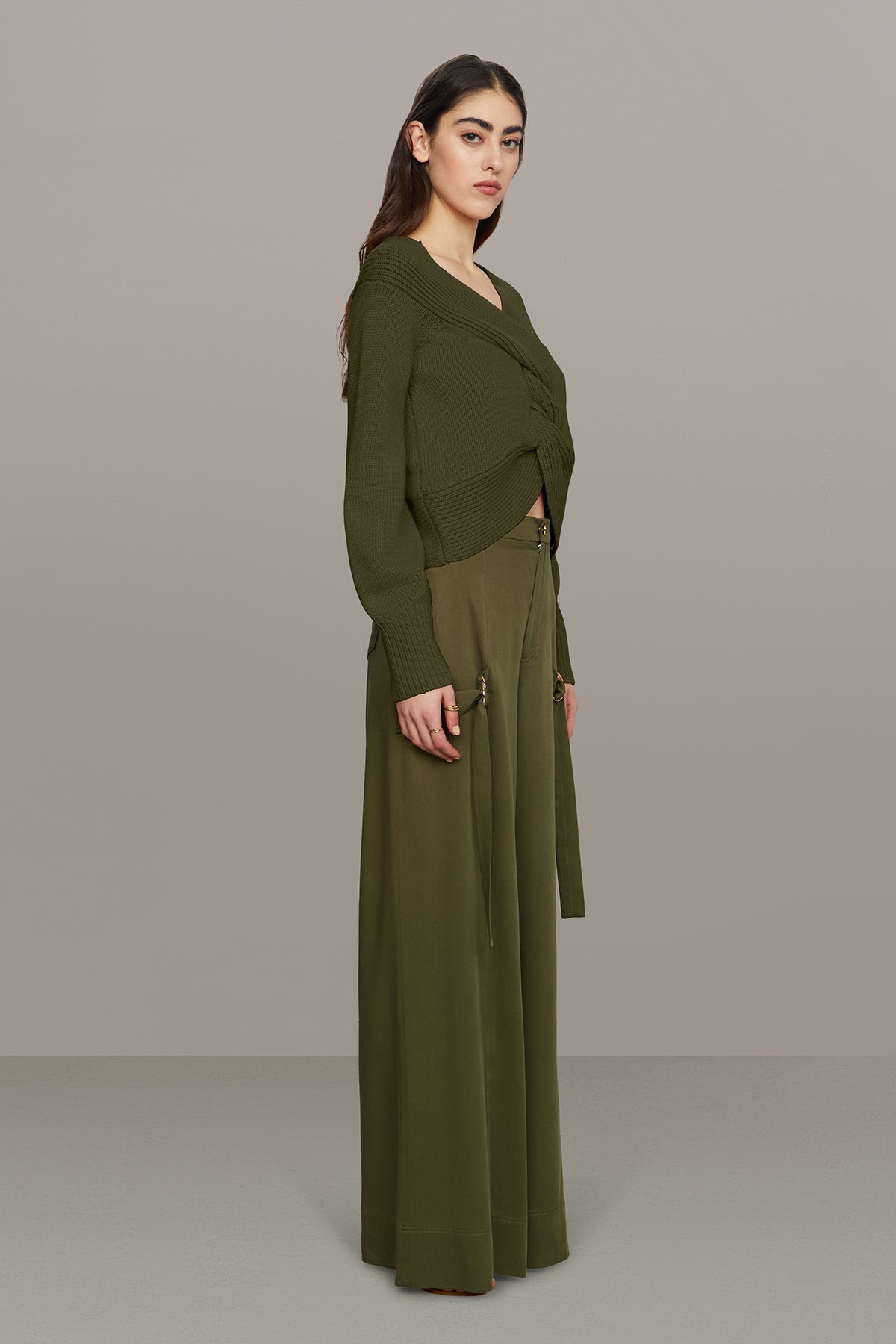 Amur | Liliana Cable Knit | Kalamata