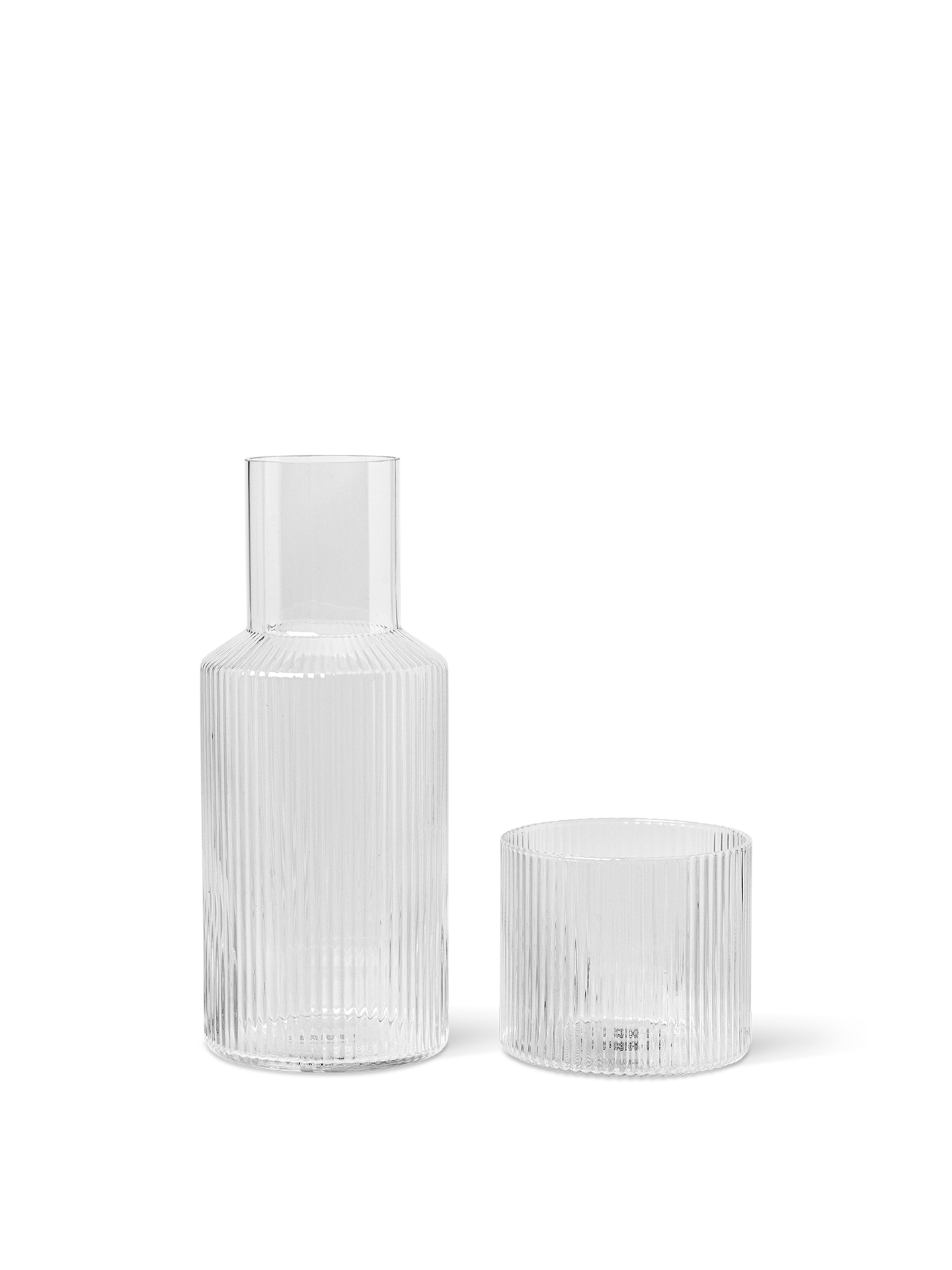Ripple Small Carafe Set | Clear