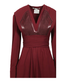 Stella McCartney | Snake-Effect Layered Crepe Dress