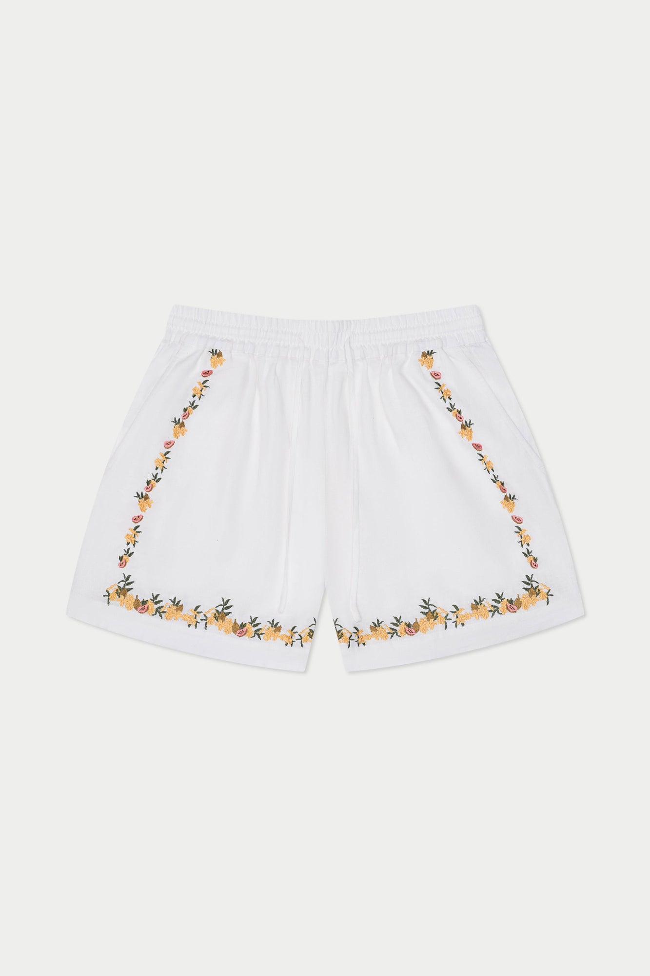 Hawaiian Linen Shorts | Beige