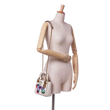Dior | Pre-Owned Niki De Saint Phalle Mini Calfskin Love Lady | White/Off White