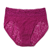 Flora Lace French Brief | Picking Plums (Pink)