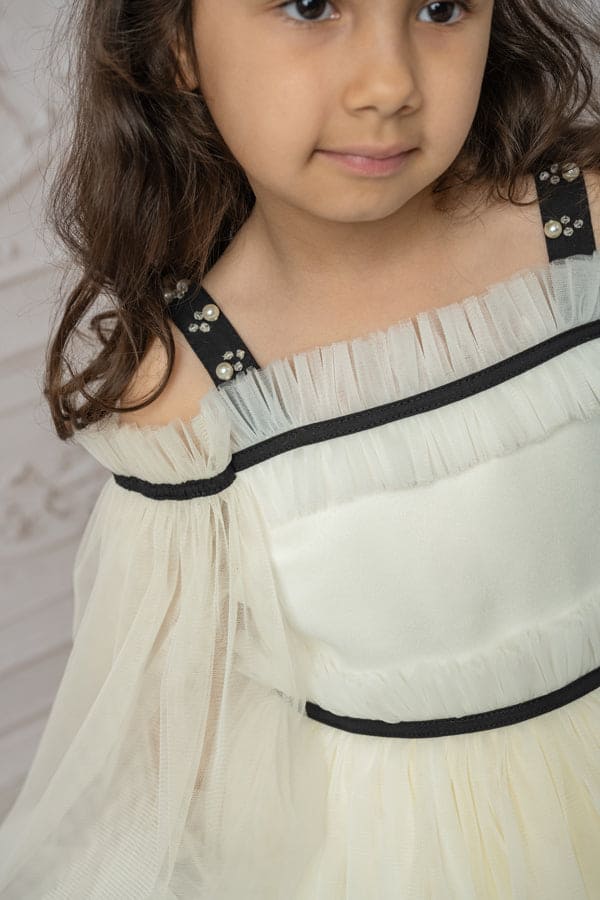 Baby Girls | Coco-Ivory Tulle Dress | Ivory