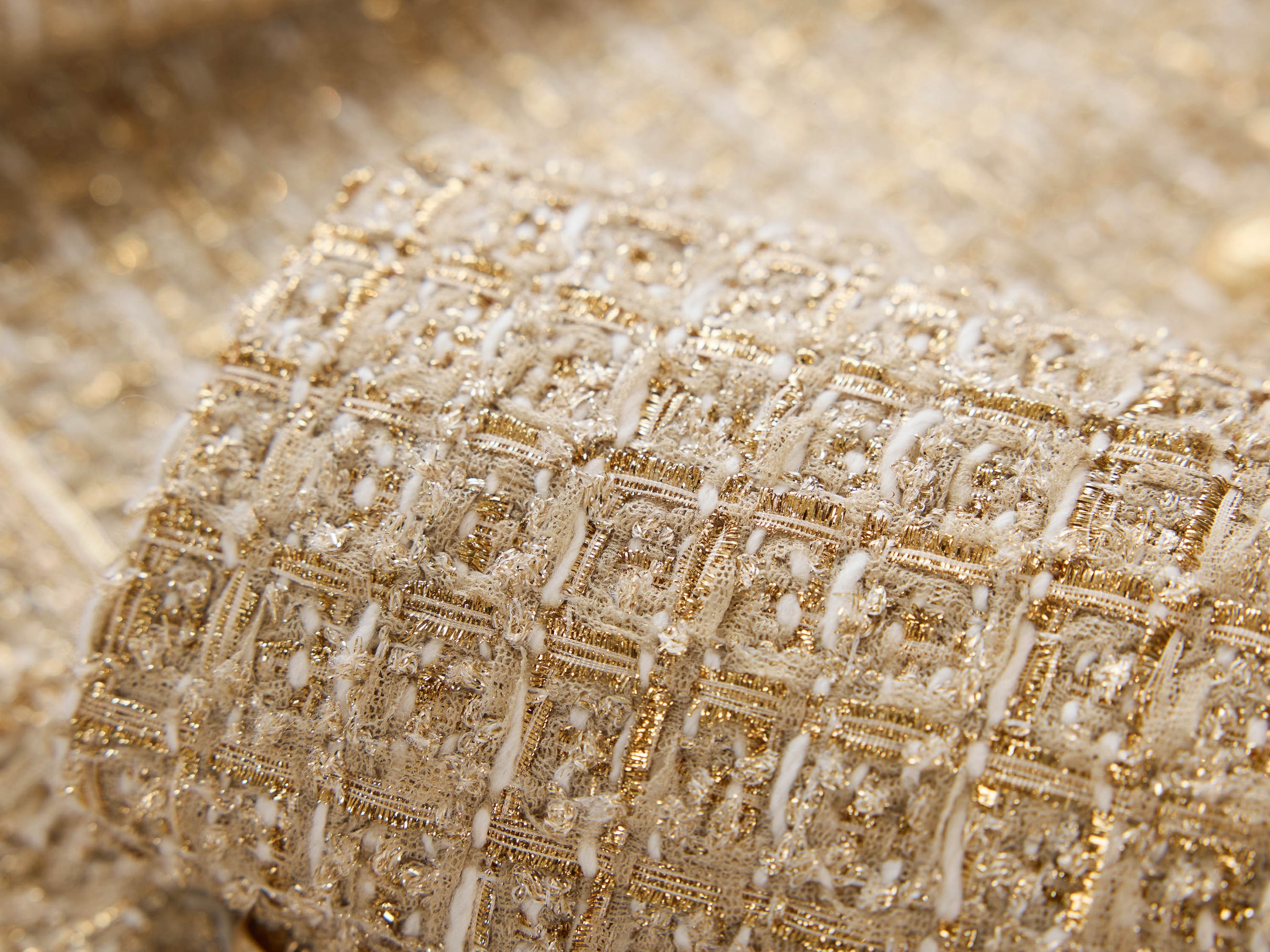 Tweed-Style Jacket | Golden