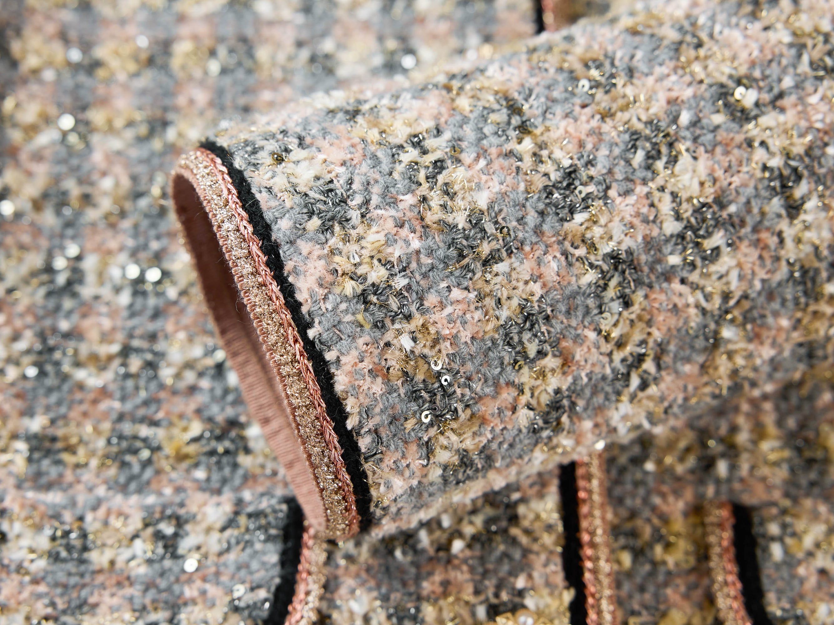 Tweed Knit Cardigan | Grey