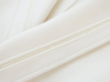 Thin-Strap Cashmere Coat | White