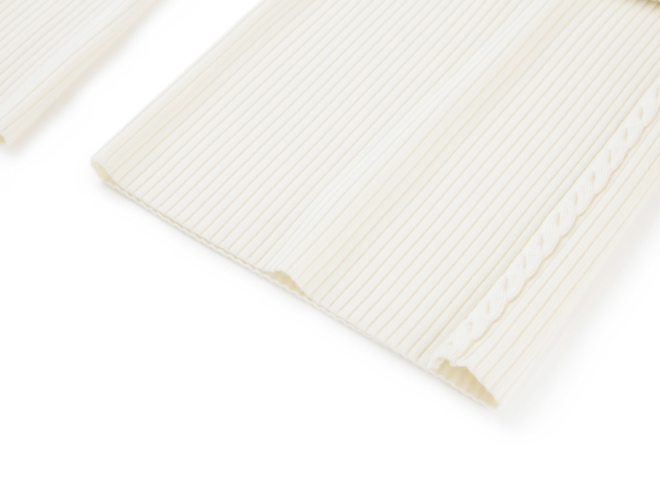 Pleated Pants | White