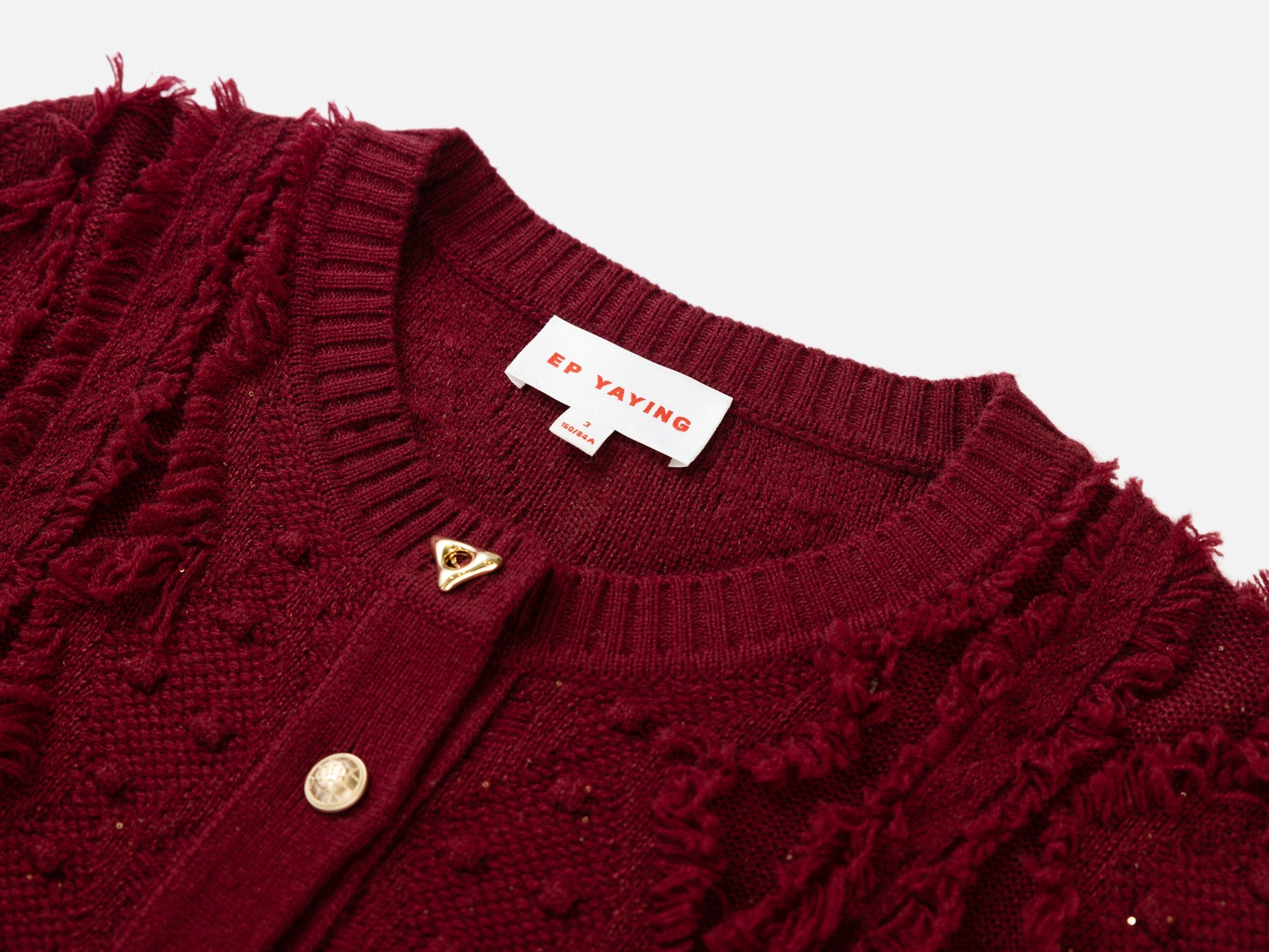 Knit Sweater | Wine Red