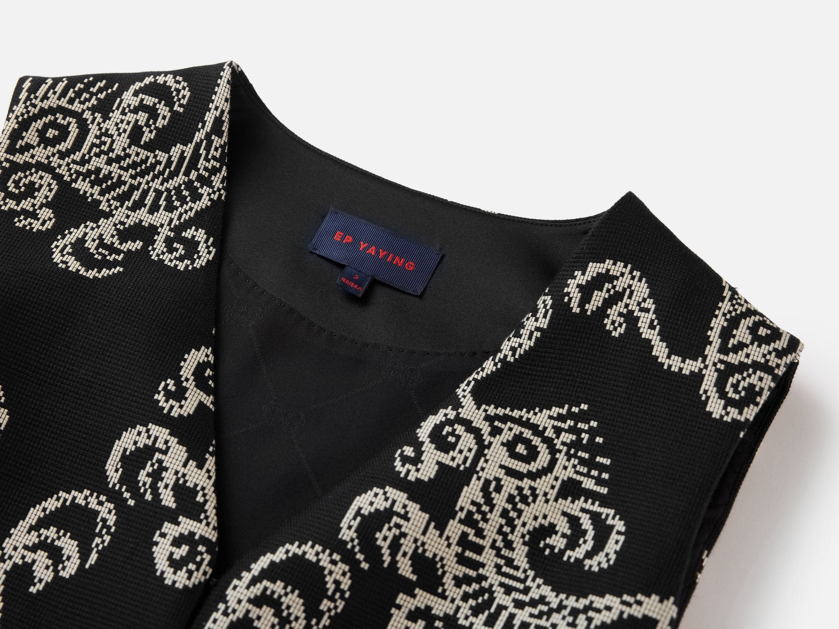 Patterned Vest | Black