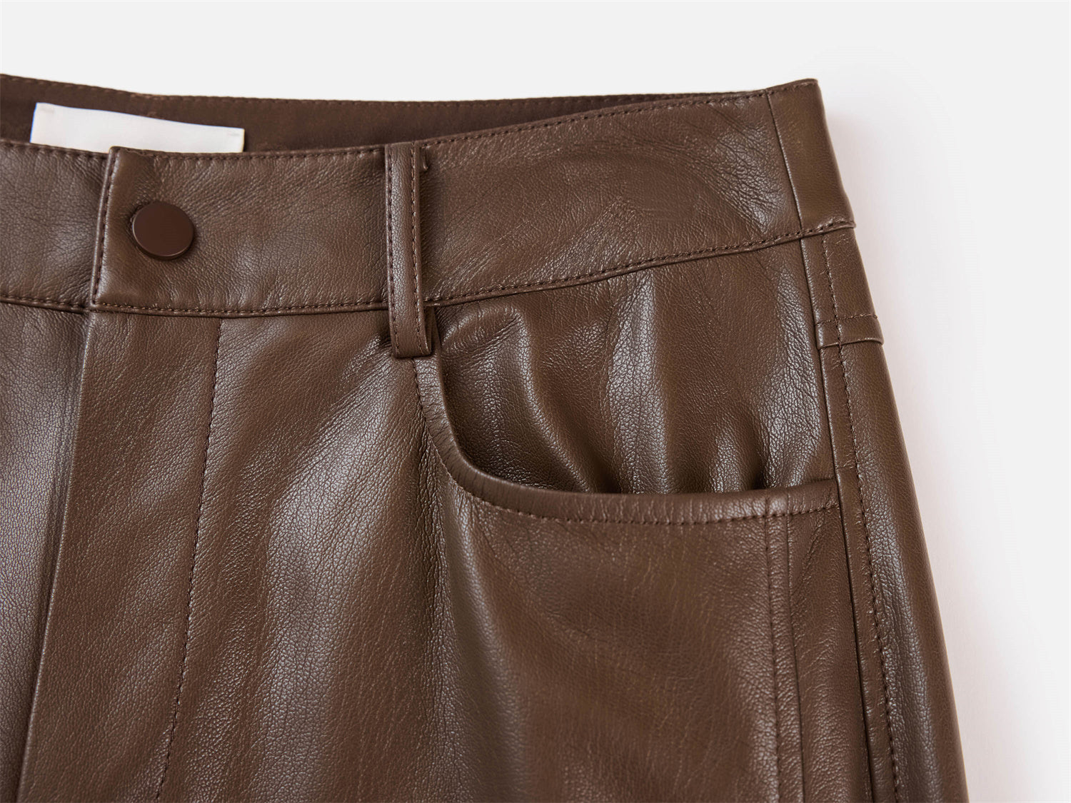 Pleated Pant | Brown