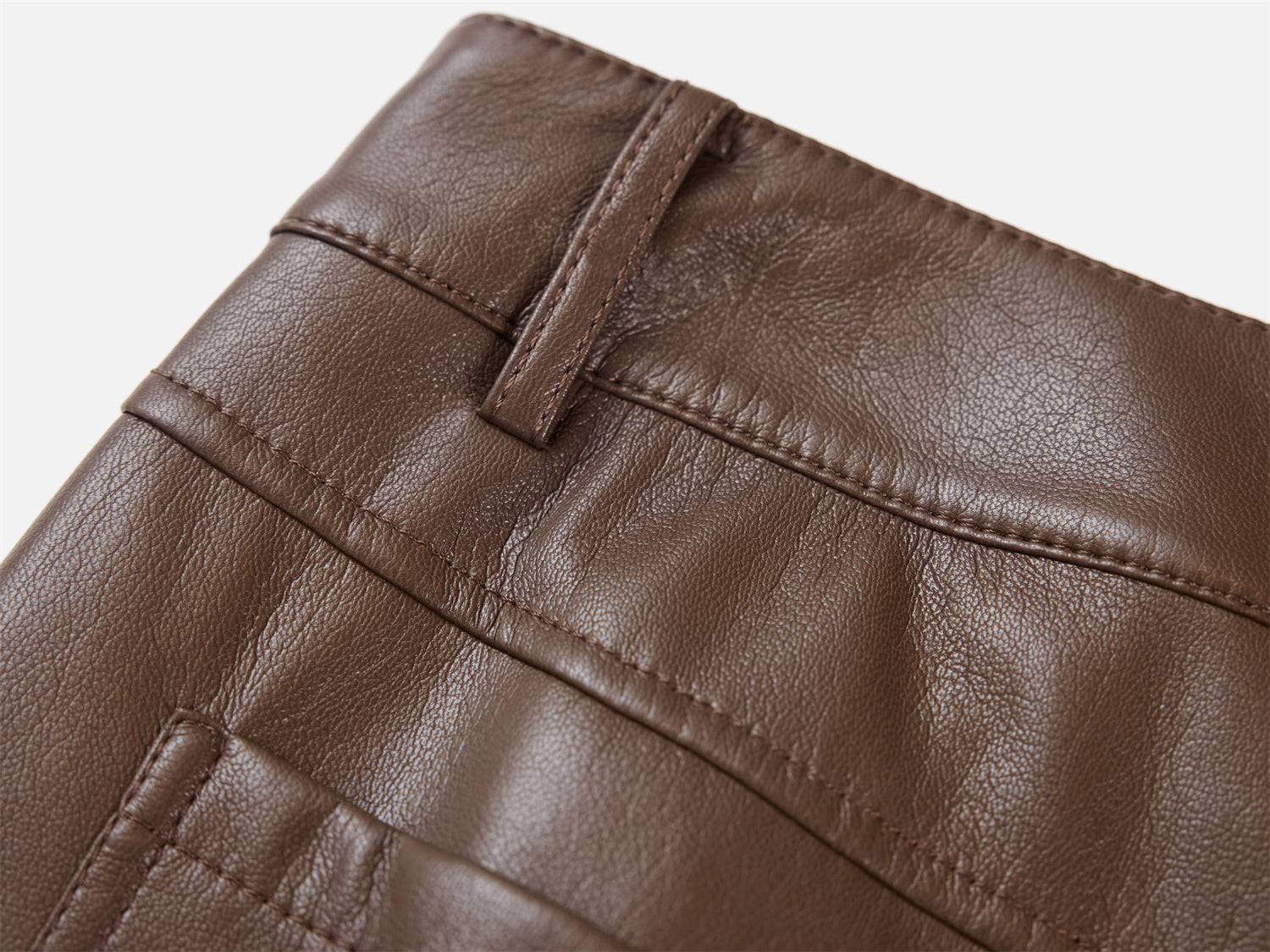 Pleated Pant | Brown