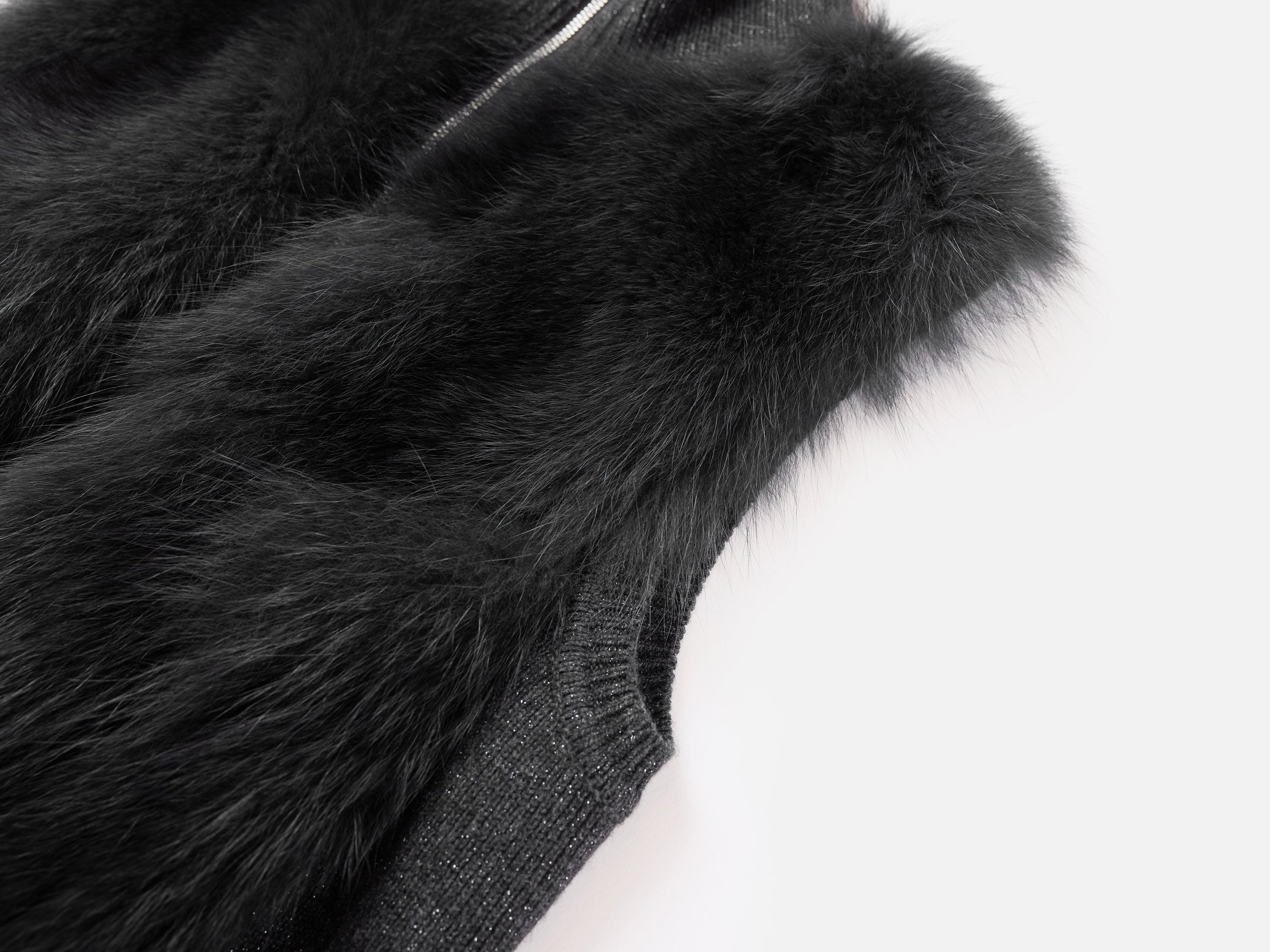 Sheep Wool & Cashmere Blend Vest | Grey
