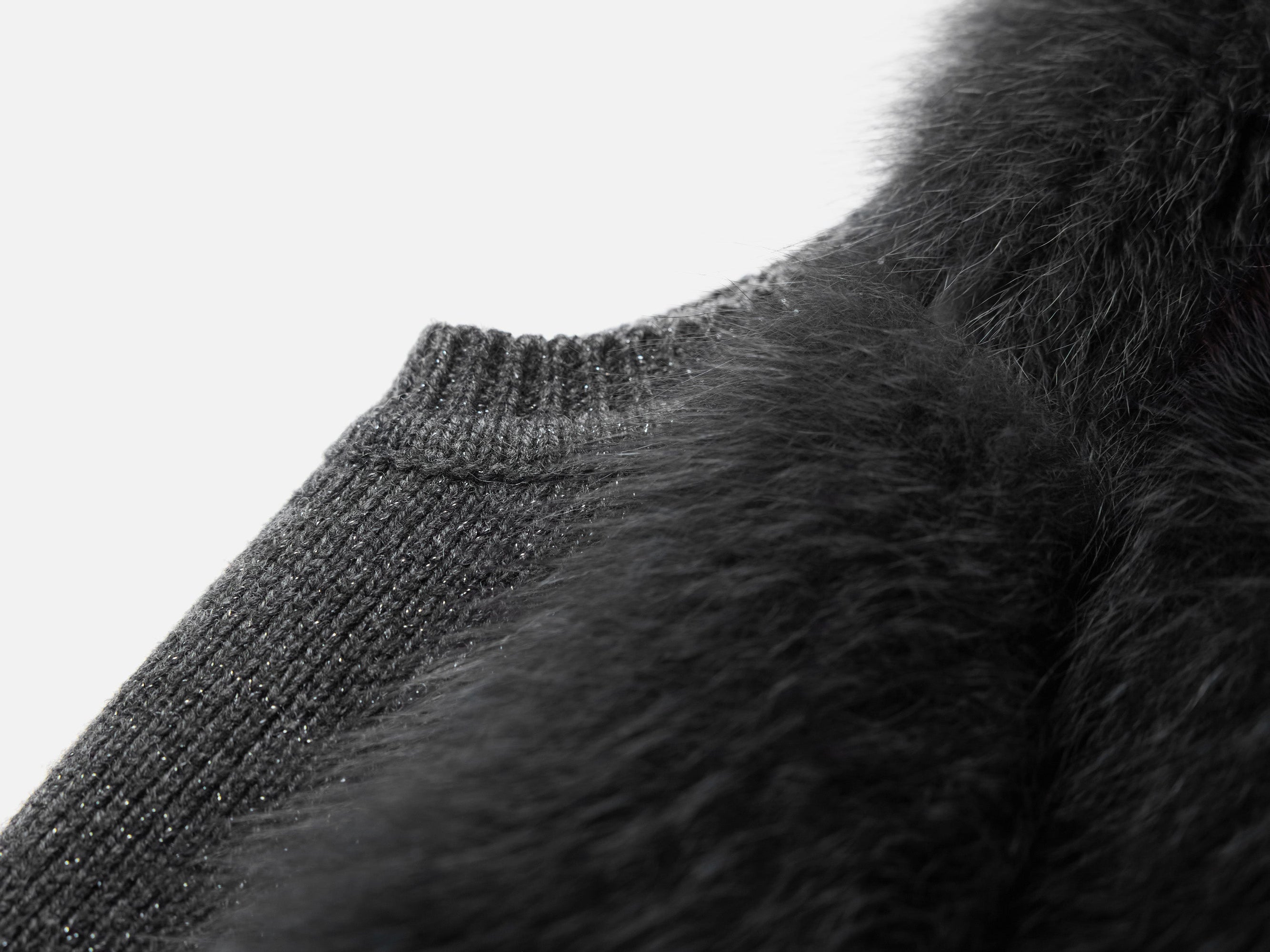 Sheep Wool & Cashmere Blend Vest | Grey