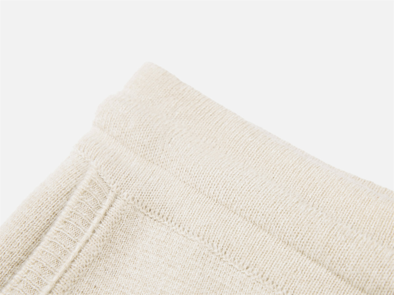 Cashmere Wide-Leg Pant | Beige
