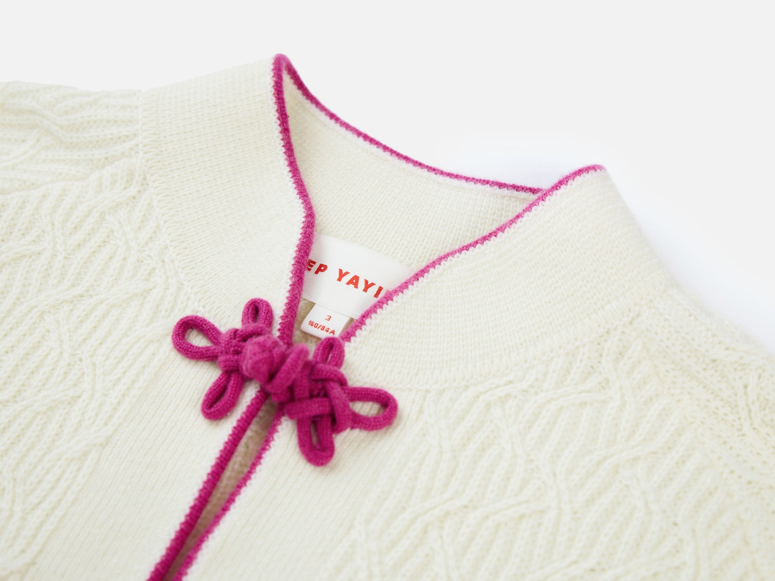 Cashmere Cardigan | White