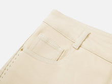 High-Waisted Straight-Leg Jean | Beige