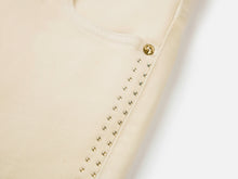High-Waisted Straight-Leg Jean | Beige