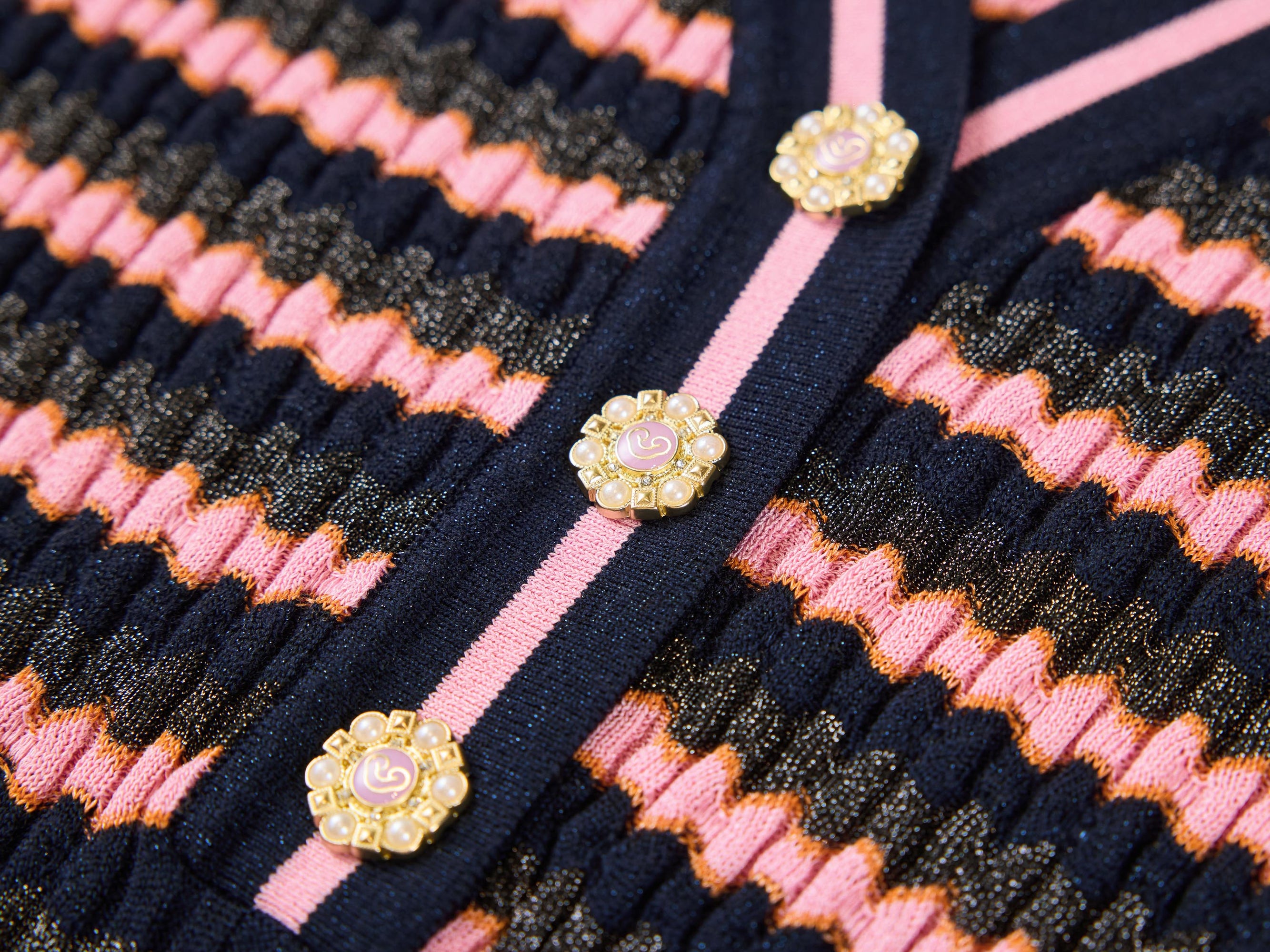 Striped Knit Dress | Pink