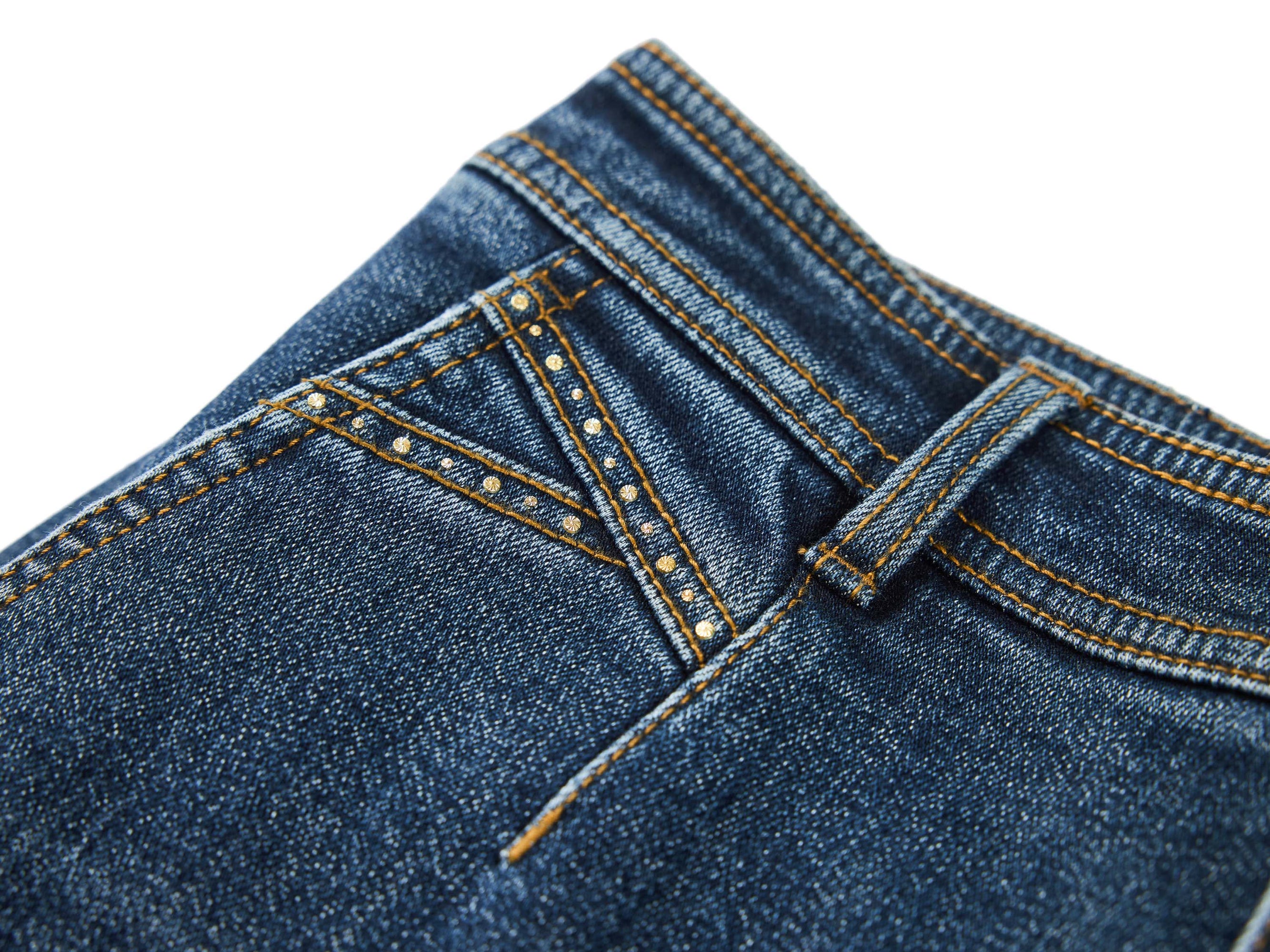 High-Waisted Straight-Leg Jeans | Blue