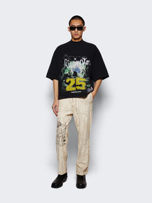 Men | PALY | The Realm Painted Suede Pant Cream | White