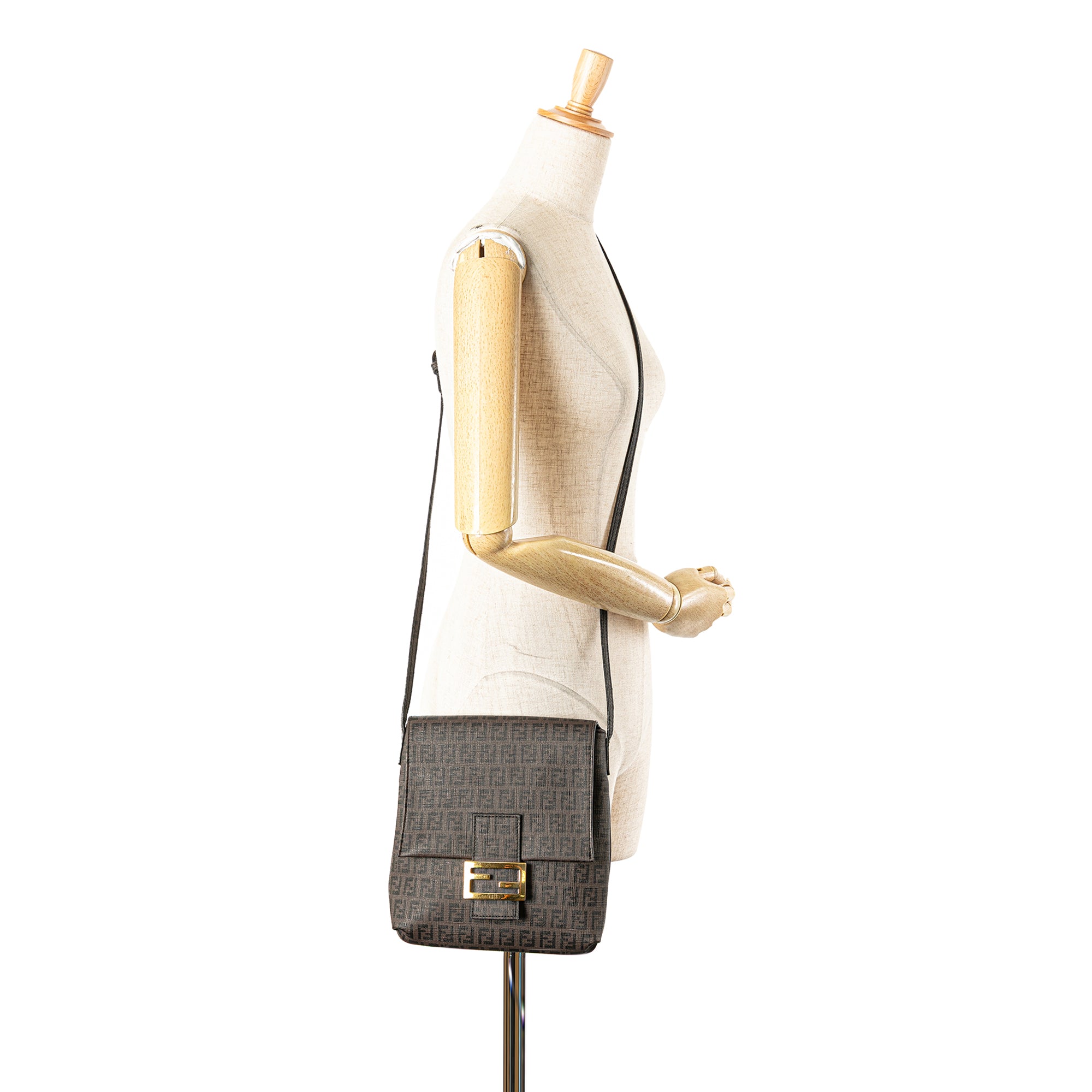 Luxclusif | Fendi | Pre-Owned Zucchino Spalmati Crossbody | Brown