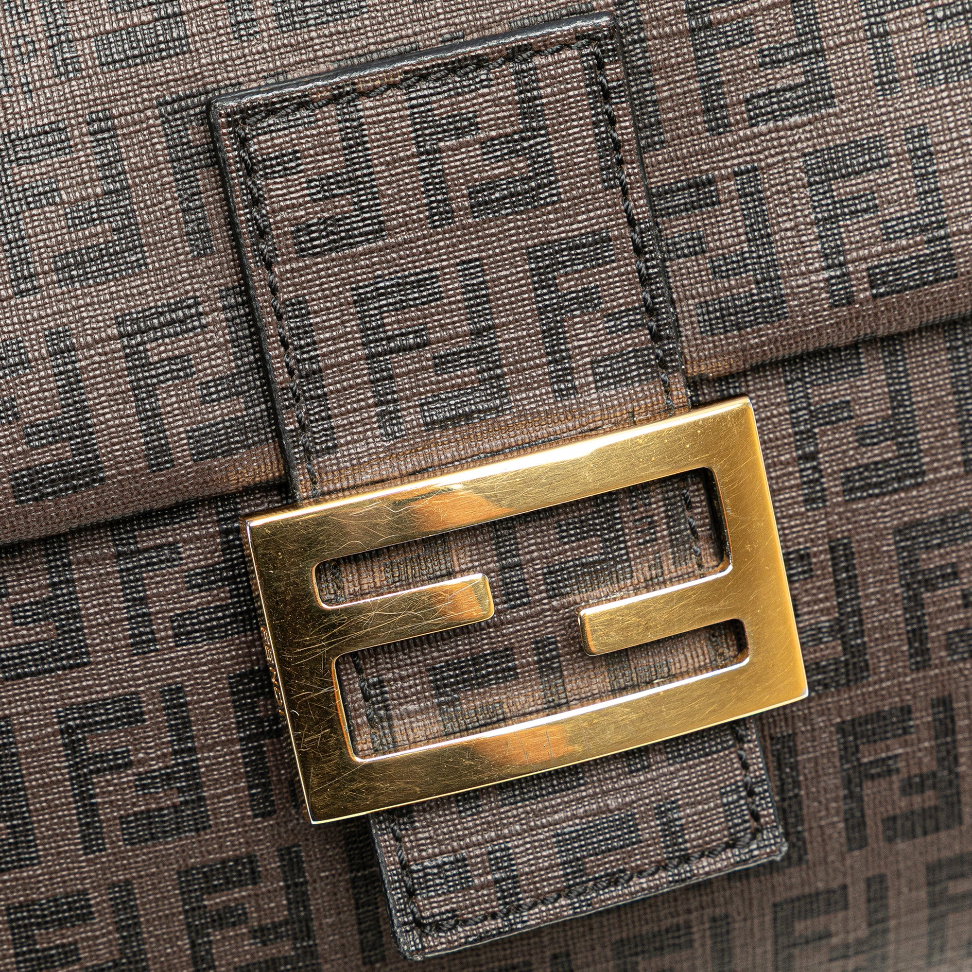 Luxclusif | Fendi | Pre-Owned Zucchino Spalmati Crossbody | Brown