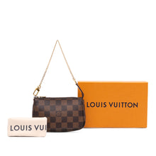 Louis Vuitton | Pre-Owned Damier Ebene Mini Pochette Accessoires | Brown
