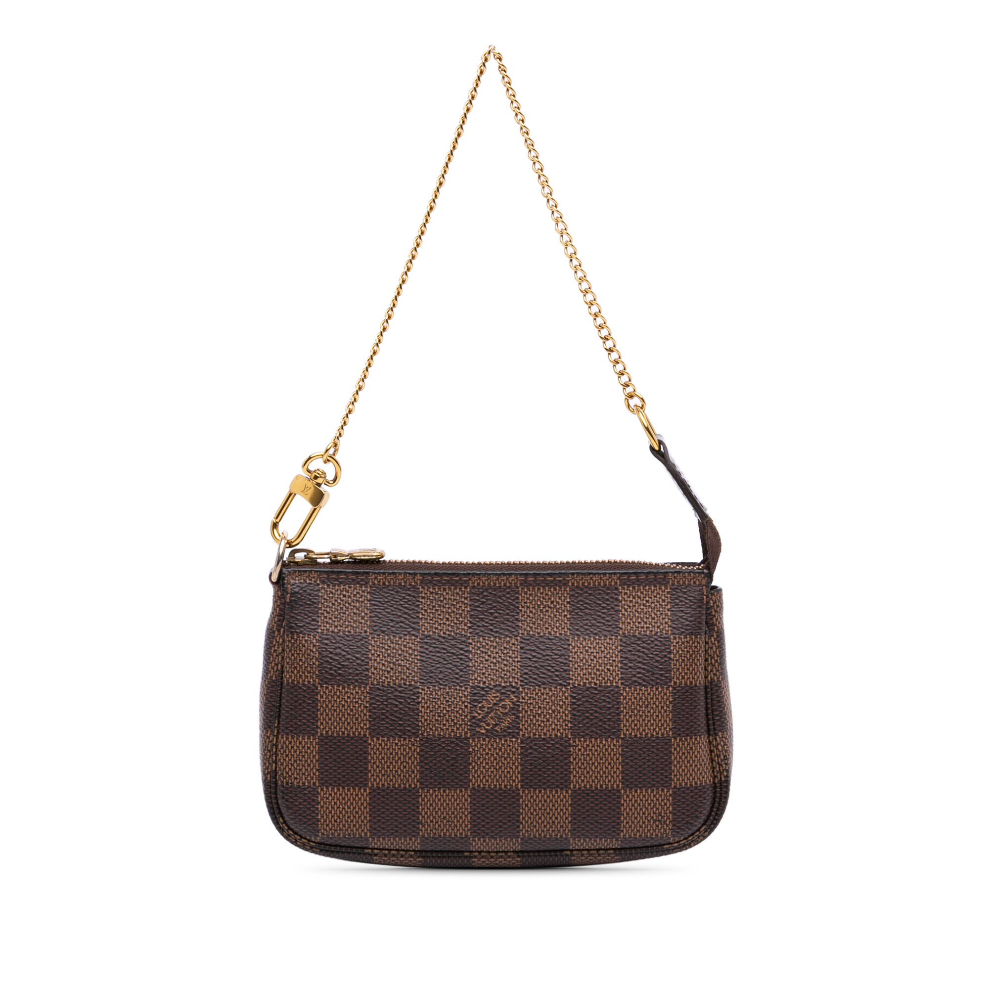 Louis Vuitton | Pre-Owned Damier Ebene Mini Pochette Accessoires | Brown