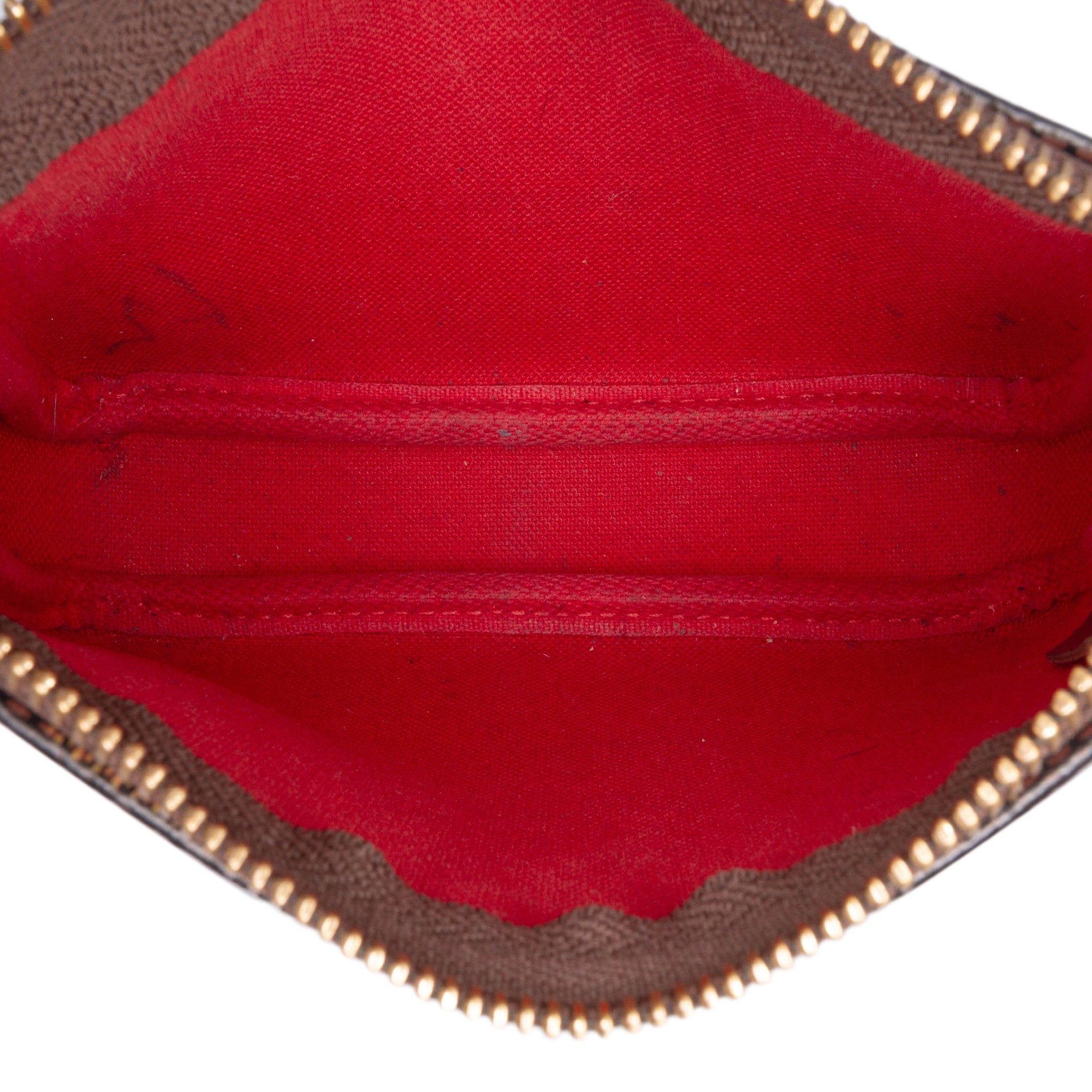 Louis Vuitton | Pre-Owned Damier Ebene Mini Pochette Accessoires | Brown