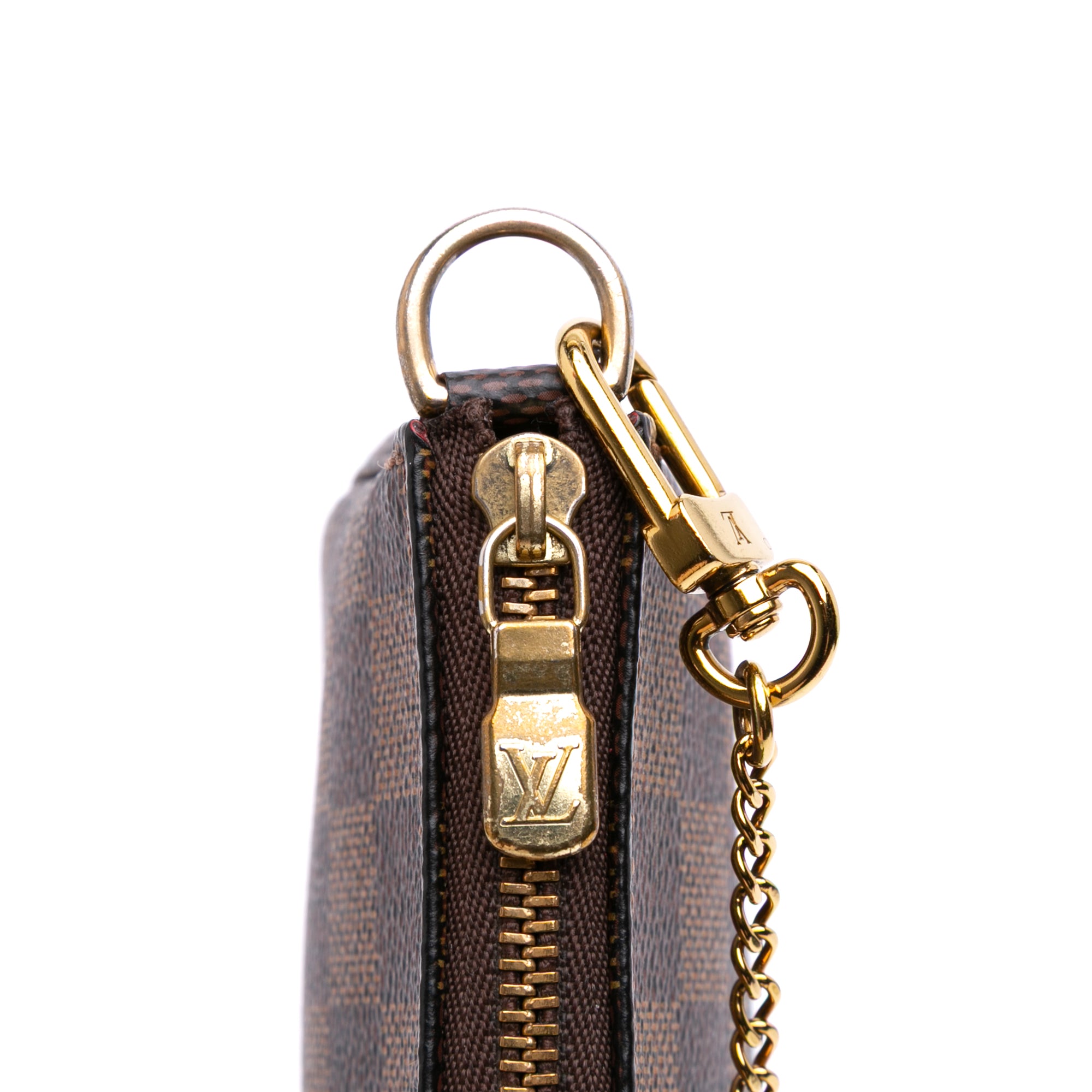 Louis Vuitton | Pre-Owned Damier Ebene Mini Pochette Accessoires | Brown
